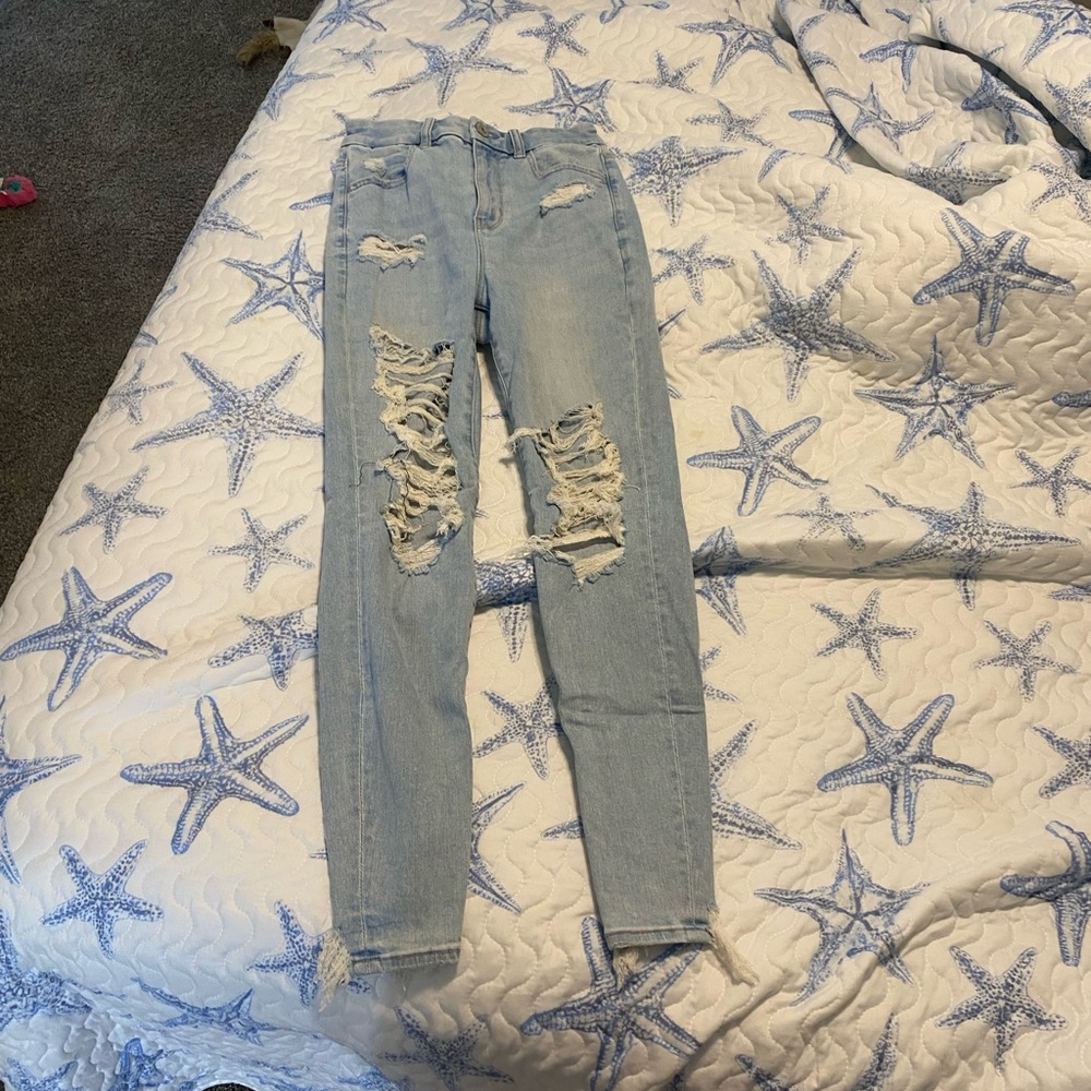 Curvy hi rise jeans